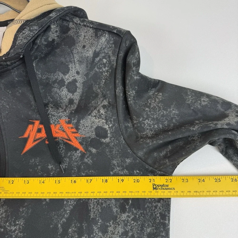 Nike Therma-Fit‎ Story Pack Full Zip Hoodie Black Grey Size M